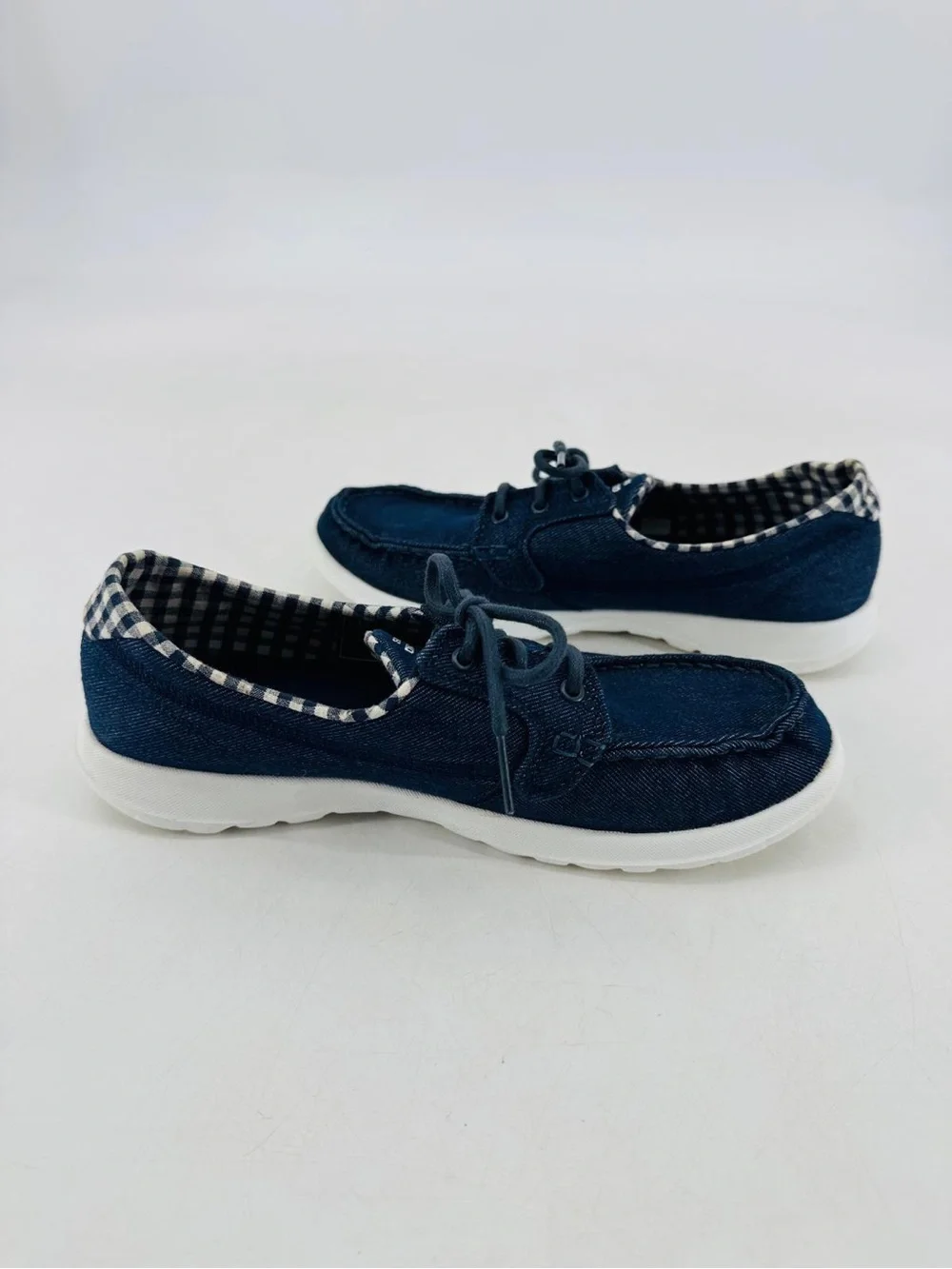 Skechers On The Go Ideal Coastal Gogo Max Nautical Preppy Air Cooled Boat Shoes